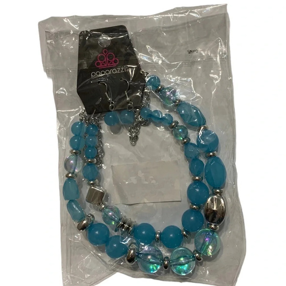 NWT Paparazzi Jewelry Set - Mere Magic Blue - Picture 4 of 4